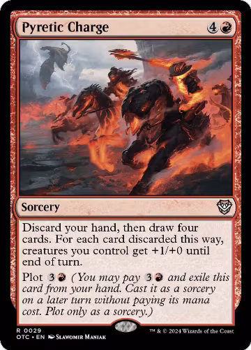 Pyretic Charge (29), Commander: Outlaws of Thunder Junction — Magic card price