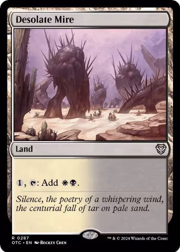 Desolate Mire (287), Commander: Outlaws of Thunder Junction — Magic card price