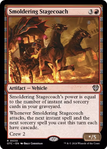 Smoldering Stagecoach (30), Commander: Outlaws of Thunder Junction — Magic card price
