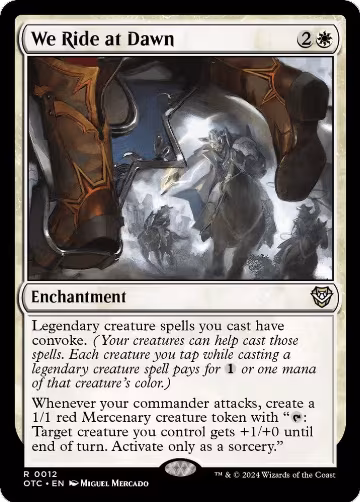 We Ride at Dawn (12), Commander: Outlaws of Thunder Junction — Magic card price