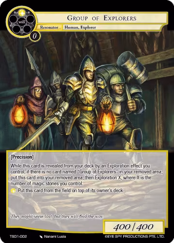 Group of Explorers (TSD1-002), Starter Deck: Lehen — Force of Will card price