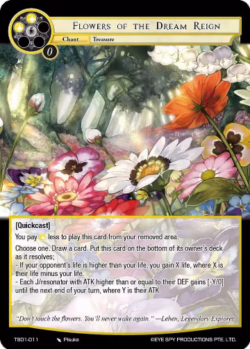 Flowers of the Dream Reign (TSD1-011), Starter Deck: Lehen — Force of Will card price
