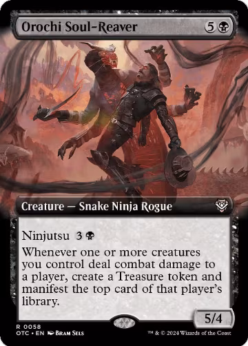 Orochi Soul-Reaver (Extended Art) (58), Commander: Outlaws of Thunder Junction — Magic card price
