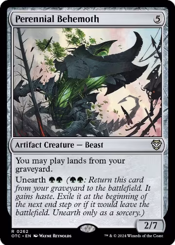 Perennial Behemoth (262), Commander: Outlaws of Thunder Junction — Magic card price