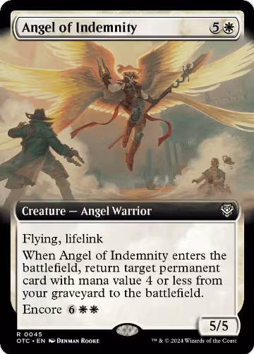 Angel of Indemnity (Extended Art) (45), Commander: Outlaws of Thunder Junction — Magic card price