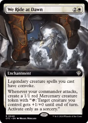 We Ride at Dawn (Extended Art) (48), Commander: Outlaws of Thunder Junction — Magic card price