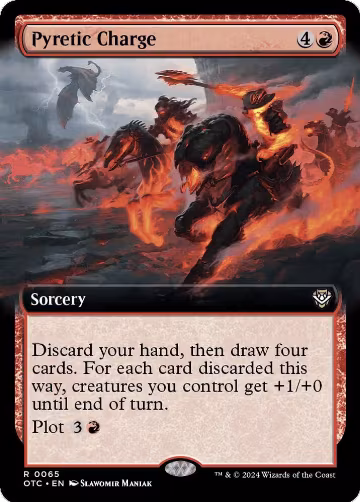 Pyretic Charge (Extended Art) (65), Commander: Outlaws of Thunder Junction — Magic card price