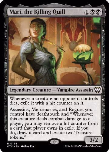 Mari, the Killing Quill (138), Commander: Outlaws of Thunder Junction — Magic card price