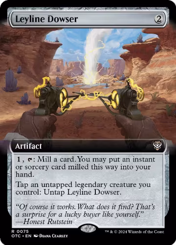 Leyline Dowser (Extended Art) (75), Commander: Outlaws of Thunder Junction — Magic card price