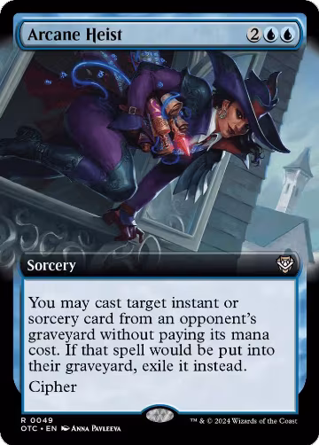 Arcane Heist (Extended Art) (49), Commander: Outlaws of Thunder Junction — Magic card price