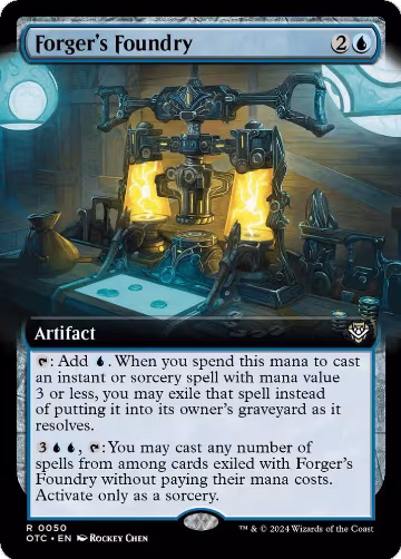 Forger's Foundry (Extended Art) (50), Commander: Outlaws of Thunder Junction — Magic card price
