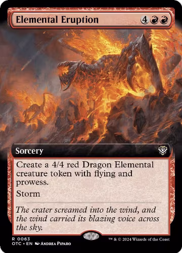 Elemental Eruption (Extended Art) (63), Commander: Outlaws of Thunder Junction — Magic card price