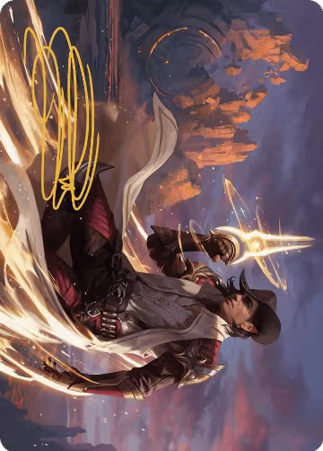Kellan, the Kid Art Card (Gold-Stamped Signature) (24), Art Series: Outlaws of Thunder Junction — Magic card price