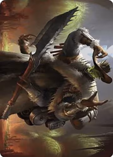 Hardbristle Bandit Art Card (13), Art Series: Outlaws of Thunder Junction — Magic card price