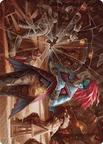 Obeka, Splitter of Seconds Art Card (28), Art Series: Outlaws of Thunder Junction — Magic card price