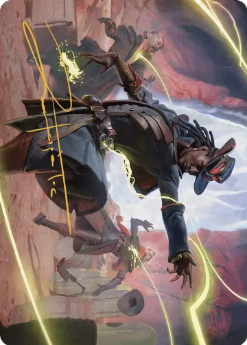 Lilah, Undefeated Slickshot Art Card (Gold-Stamped Signature) (26), Art Series: Outlaws of Thunder Junction — Magic card price