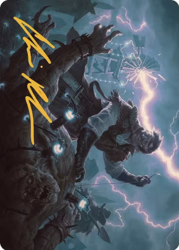 Geralf, the Fleshwright Art Card (Gold-Stamped Signature) (5), Art Series: Outlaws of Thunder Junction — Magic card price