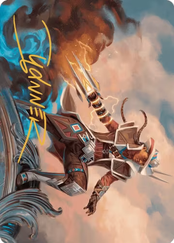 Annie Flash, the Veteran Art Card (Gold-Stamped Signature) (17), Art Series: Outlaws of Thunder Junction — Magic card price