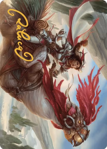 Frontier Seeker Art Card (Gold-Stamped Signature) (2), Art Series: Outlaws of Thunder Junction — Magic card price