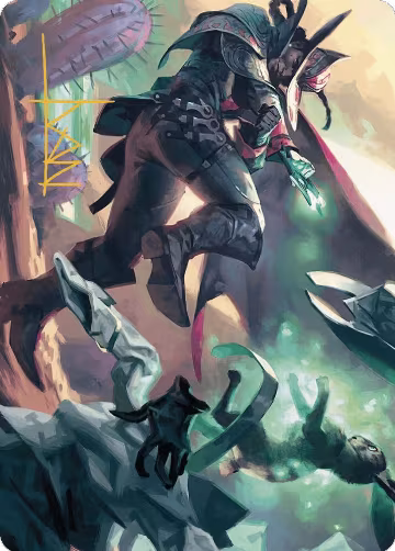 Metamorphic Blast Art Card (Gold-Stamped Signature) (7), Art Series: Outlaws of Thunder Junction — Magic card price