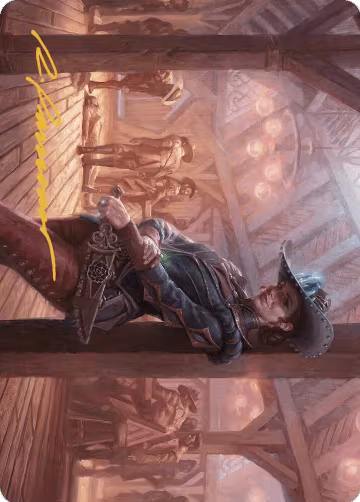 Marchesa, Dealer of Death Art Card (Gold-Stamped Signature) (27), Art Series: Outlaws of Thunder Junction — Magic card price