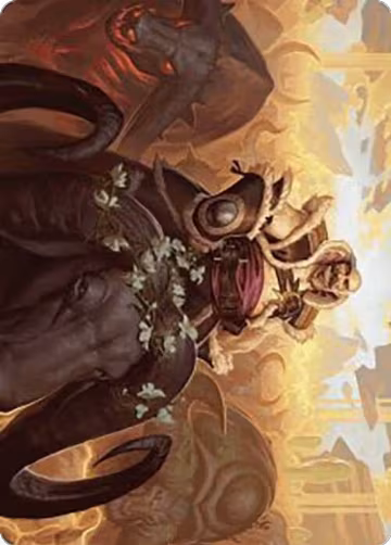 Bruse Tarl, Roving Rancher Art Card (20), Art Series: Outlaws of Thunder Junction — Magic card price