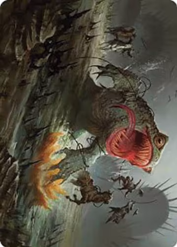 The Gitrog, Ravenous Ride Art Card (22), Art Series: Outlaws of Thunder Junction — Magic card price