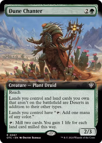 Dune Chanter (Extended Art) (67), Commander: Outlaws of Thunder Junction — Magic card price