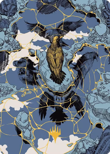 Fractured Identity Art Card (Gold-Stamped Planeswalker Symbol) (46), Art Series: Outlaws of Thunder Junction — Magic card price