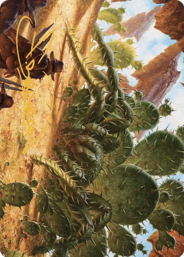 Cactarantula Art Card (Gold-Stamped Signature) (12), Art Series: Outlaws of Thunder Junction — Magic card price