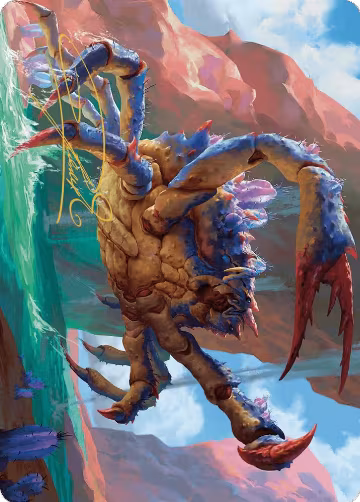 Canyon Crab Art Card (Gold-Stamped Signature) (4), Art Series: Outlaws of Thunder Junction — Magic card price