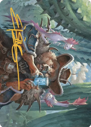 Doc Aurlock, Grizzled Genius Art Card (Gold-Stamped Signature) (21), Art Series: Outlaws of Thunder Junction — Magic card price
