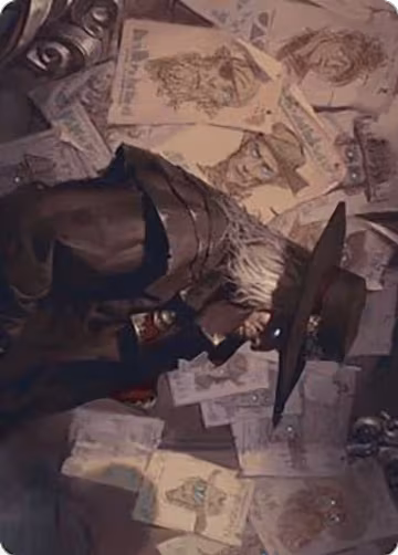Lazav, Familiar Stranger Art Card (25), Art Series: Outlaws of Thunder Junction — Magic card price
