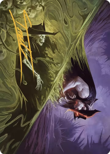 Pillage the Bog Art Card (Gold-Stamped Signature) (30), Art Series: Outlaws of Thunder Junction — Magic card price