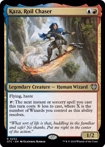 Kaza, Roil Chaser (232), Commander: Outlaws of Thunder Junction — Magic card price