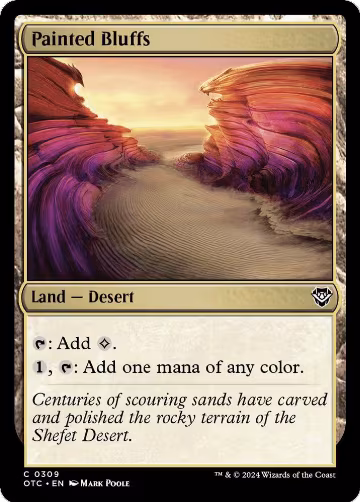 Painted Bluffs (309), Commander: Outlaws of Thunder Junction — Magic card price