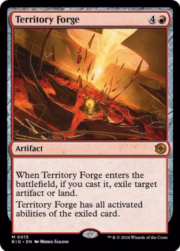 Territory Forge (15), Outlaws of Thunder Junction: The Big Score — Magic card price