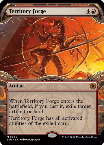 Territory Forge (Showcase) (45), Outlaws of Thunder Junction: The Big Score — Magic card price