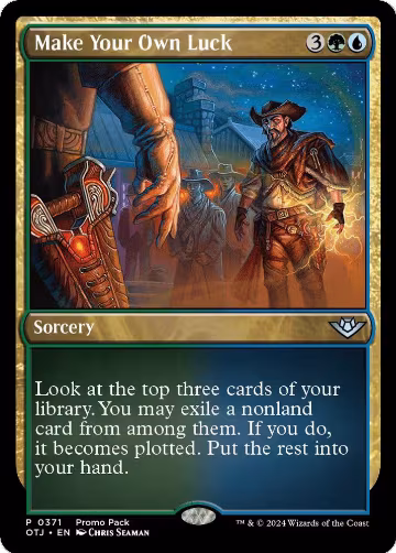 Make Your Own Luck (371), Promo Pack: Outlaws of Thunder Junction — Magic card price