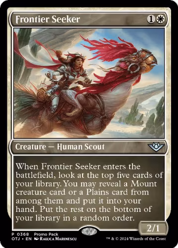 Frontier Seeker (368), Promo Pack: Outlaws of Thunder Junction — Magic card price