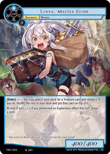 Lunya, Master Guide (TSD1-004), Starter Deck: Lehen — Force of Will card price
