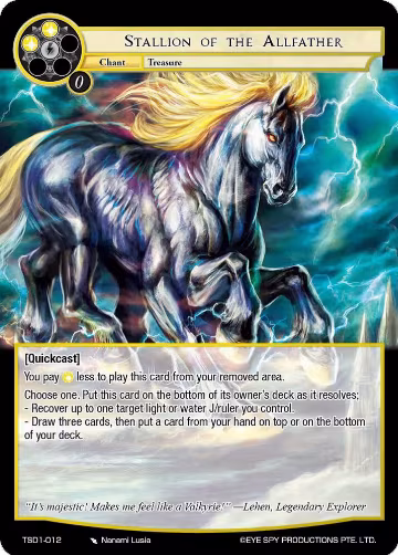 Stallion of the Allfather (TSD1-012), Starter Deck: Lehen — Force of Will card price