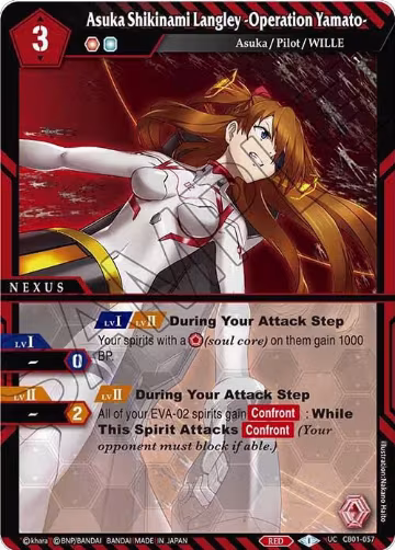 Asuka Shikinami Langley -Operation Yamato- (CB01-057), Collaboration Booster 01: Halo of Awakening — Battle Spirits card price