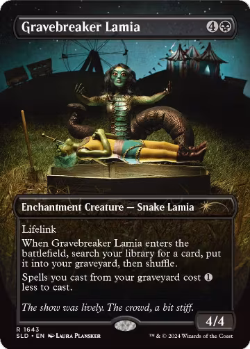 Gravebreaker Lamia (1643), Secret Lair Drop Series — Magic card price