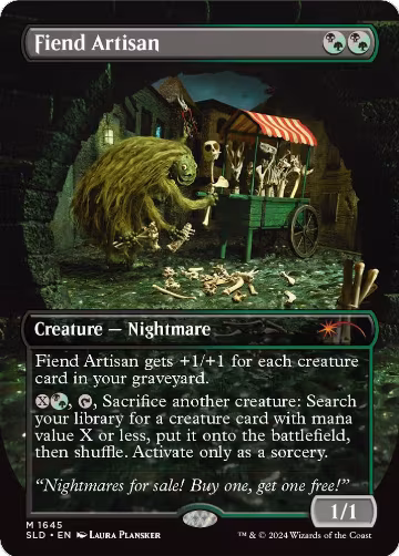 Fiend Artisan (1645), Secret Lair Drop Series — Magic card price