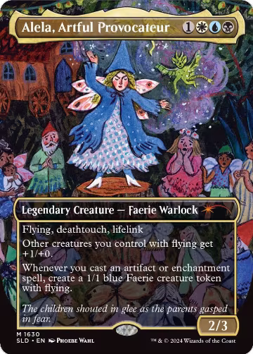 Alela, Artful Provocateur (1630) (1630), Secret Lair Drop Series — Magic card price
