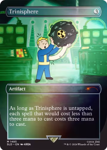 Trinisphere (Rainbow Foil) (1485), Secret Lair Drop Series — Magic card price