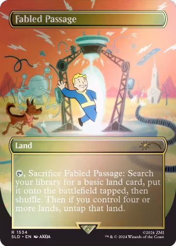Fabled Passage (1534) (Rainbow Foil) (1534), Secret Lair Drop Series — Magic card price