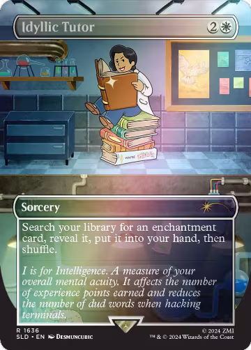 Idyllic Tutor (1636) (Rainbow Foil) (1636), Secret Lair Drop Series — Magic card price