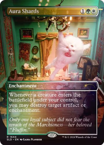 Aura Shards (1644) (Rainbow Foil) (1644), Secret Lair Drop Series — Magic card price